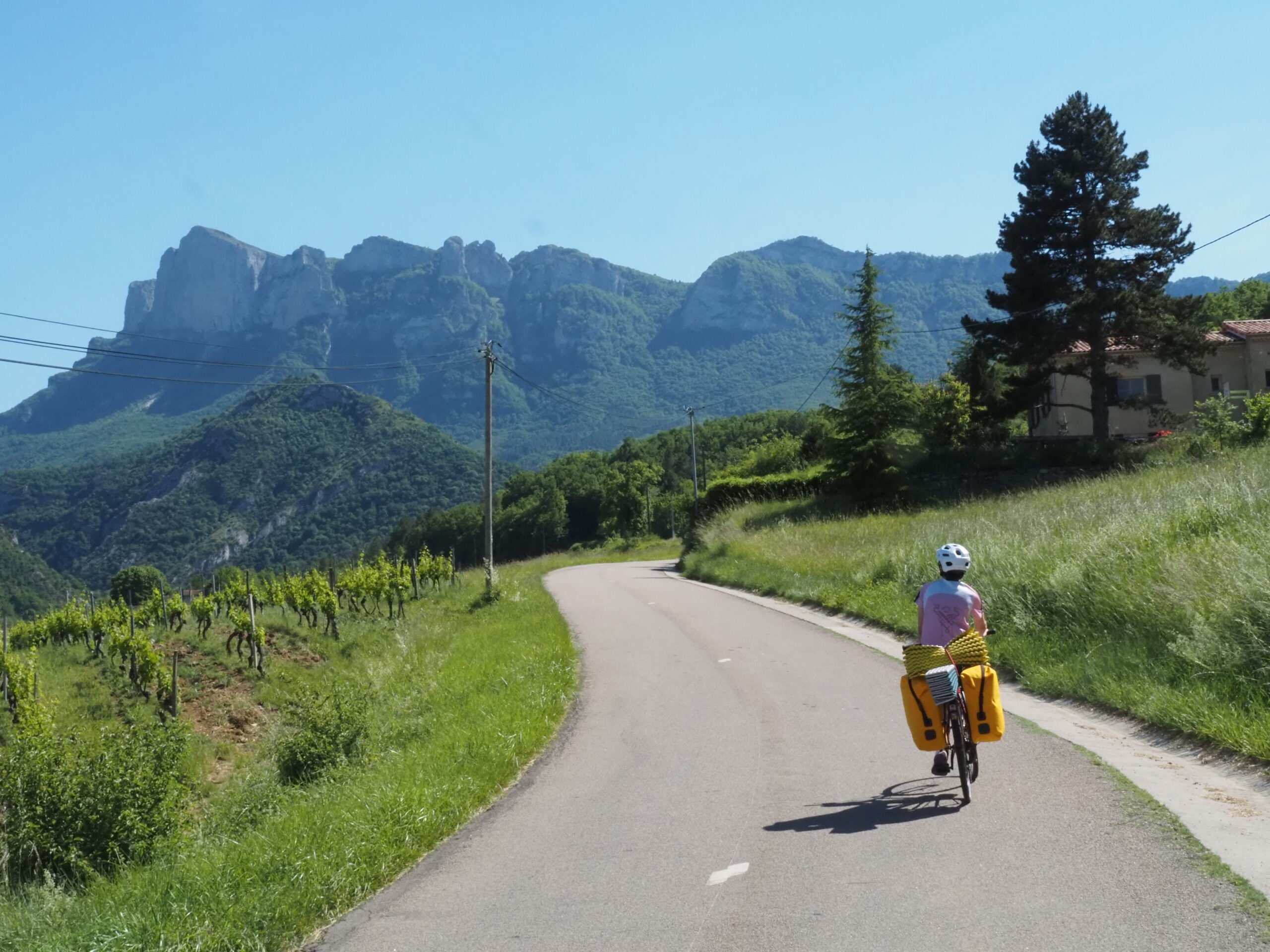 Protégé : Crest -> Bourdeaux par le col de la Chaudière (Drôme) 40km