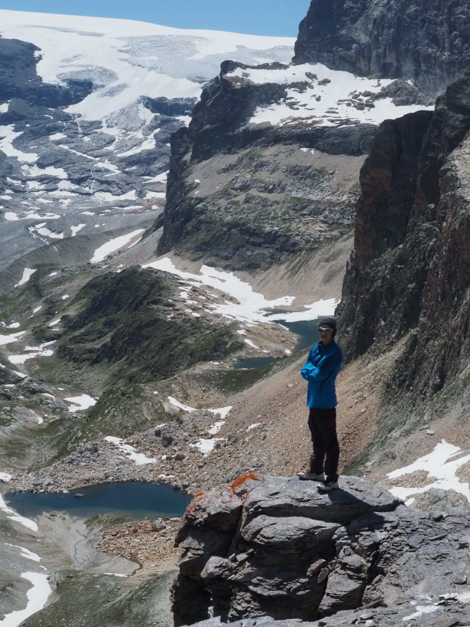 Protégé : Pointe de la Réchasse, lente glissade vers le col de la Vanoise